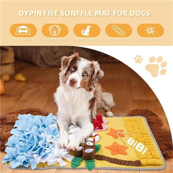 Snuffle Mat for Large Dogs Sniff Mat for Cats, Dog Enrichment Toys, Puzzle Toys - Picture 2 of 7